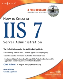 Image for How to Cheat at IIS 7 Server Administration