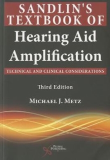 Sandlin's Textbook of Hearing Aid Amplification