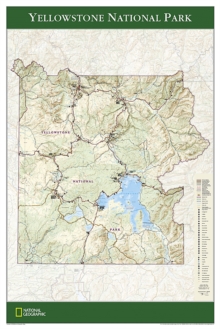 Image for Yellowstone National Park Flat : Wall Maps U.S.