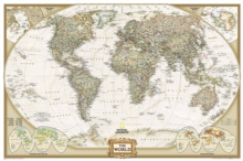 Image for World Executive, Poster Size, Tubed : Wall Maps World