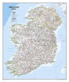Image for Ireland Classic Flat : Wall Maps Countries & Regions