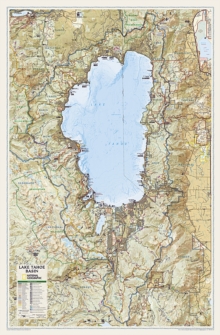 Image for Lake Tahoe Basin Flat : Wall Maps U.S.