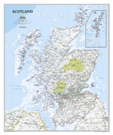 Image for Scotland Classic Flat : Wall Maps Countries & Regions