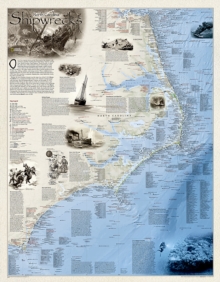 Image for Shipwrecks Of The Outer Banks Flat : Wall Maps History & Nature