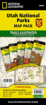 Image for Utah National Parks [map Pack Bundle] Adventure Map