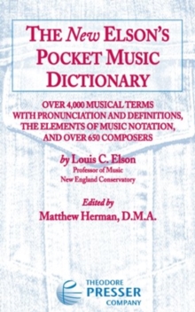 Image for The New Elson's Pocket Music Dictionary