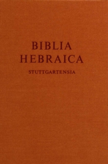 Image for Biblia Hebraica Stuttgartensia (BHS)