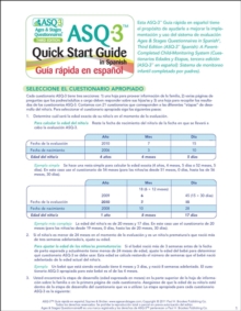 Image for Ages & Stages Questionnaires® (ASQ®-3): Quick Start Guide (Spanish) / Guia Rapida en Espanol : A Parent-Completed Child Monitoring System