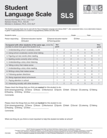 Image for Test of Integrated Language and Literacy Skills® (TILLS®) Student Language Scale