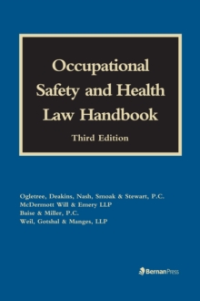 Image for Occupational safety and health law handbook