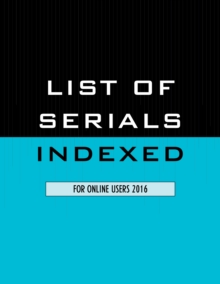List of Serials Indexed for Online Users 2016
