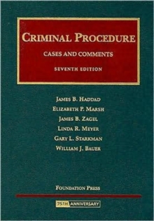Image for Cases and Comments on Criminal Procedure