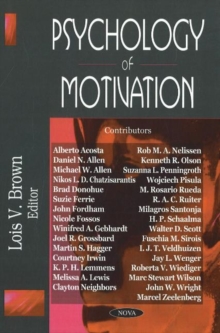 Image for Psychology of Motivation
