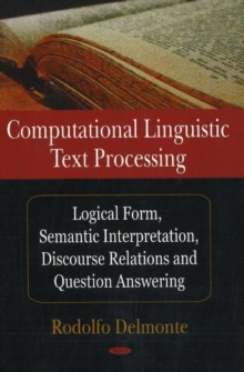 Image for Computational Linguistic Text Processing