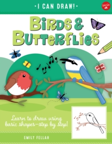 Image for Birds & Butterflies: Learn to Draw Using Basic Shapes--Step by Step!