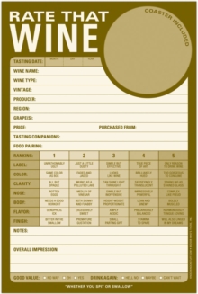 Image for Knock Knock Pads: Rate That Wine Pad