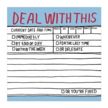 Image for Knock Knock Deal With This Hand Lettered Sticky Note