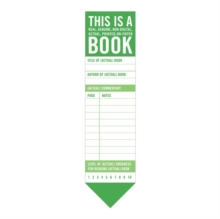 Image for Knock Knock This is a Book Bookmark Pad