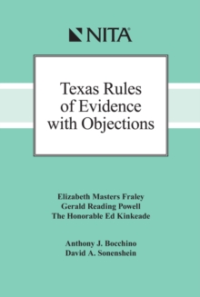 Image for Texas Rules of Evidence With Objections