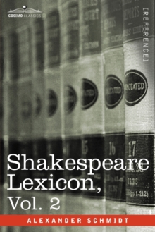 Image for Shakespeare Lexicon, Vol. 2