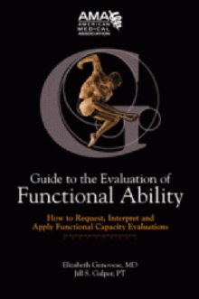 Image for Guide to the Evaluation of Functional Ability