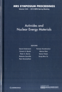 Image for Actinides and Nuclear Energy Materials: Volume 1444