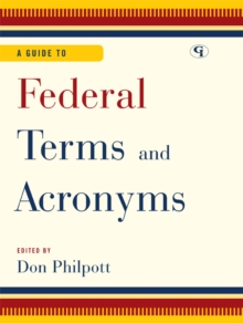 Image for A guide to federal terms and acronyms