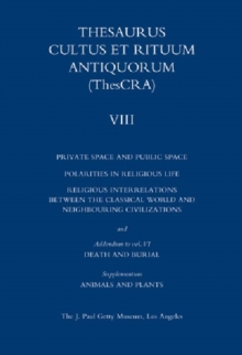 Image for Thesaurus cultus et rituum antiquoriumVol. VIII