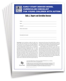 Image for Early Start Denver Model Curriculum Checklist for Young Children with Autism, Set of 15 Checklists, Each a 16-Page Two-Color Booklet