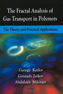 Fractal Analysis of Gas Transport in Polymers
