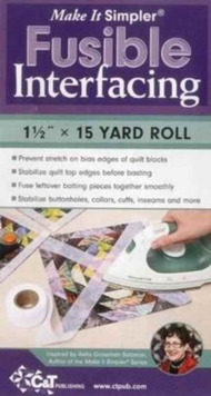 Make It Simpler® Fusible Interfacing: 1 1/2″ x 15 Yard Roll