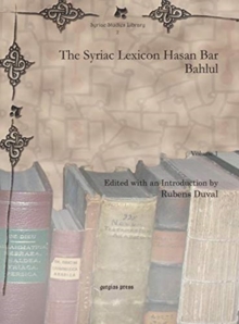 Image for The Syriac Lexicon Hasan Bar Bahlul (Vol 1)