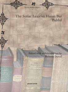 Image for The Syriac Lexicon Hasan Bar  (Vol 3)