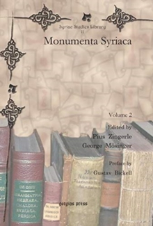 Image for Monumenta Syriaca (vol 2)