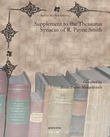 Image for Supplement to the Thesaurus Syriacus of R. Payne Smith
