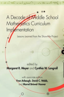 Image for A Decade of Middle School Mathematics Curriculum Implementation
