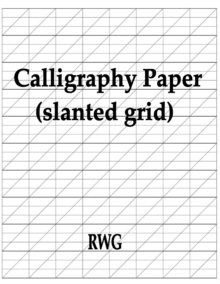 Image for Calligraphy Paper (slanted grid)