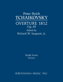 Image for Overture 1812, Op.49 : Study score