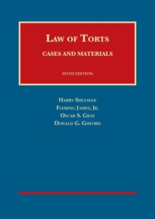 Image for Cases and Materials on the Law of Torts