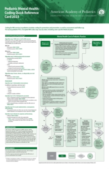 Image for Pediatric Mental Health: Coding Quick Reference Card 2023
