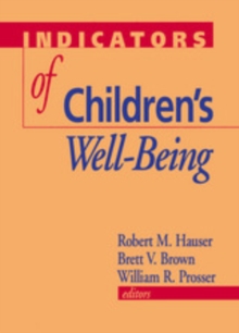 Image for Indicators of children's well-being