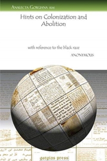Image for Hints on Colonization and Abolition : With reference to the black race