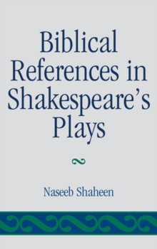Image for Biblical References in Shakespeare's Plays