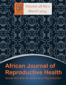 Image for African Journal of Reproductive Health : Vol.18, No.1