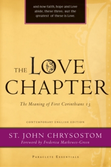 Image for Love Chapter: The Meaning of First Corinthians 13