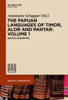 Image for The Papuan Languages of Timor, Alor and Pantar. Volume 1