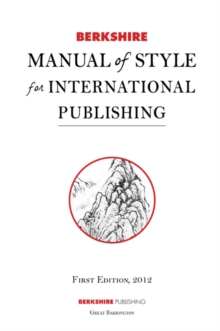Image for Berkshire Manual of Style for International Publishing