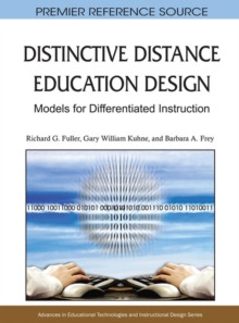 Image for Distinctive distance education design  : models for differentiated instruction