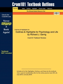 Image for Outlines & Highlights for Psychology and Life by Richard J. Gerrig