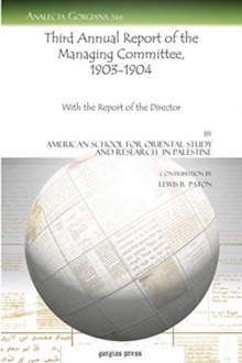 Third Annual Report of the Managing Committee, 1903-1904